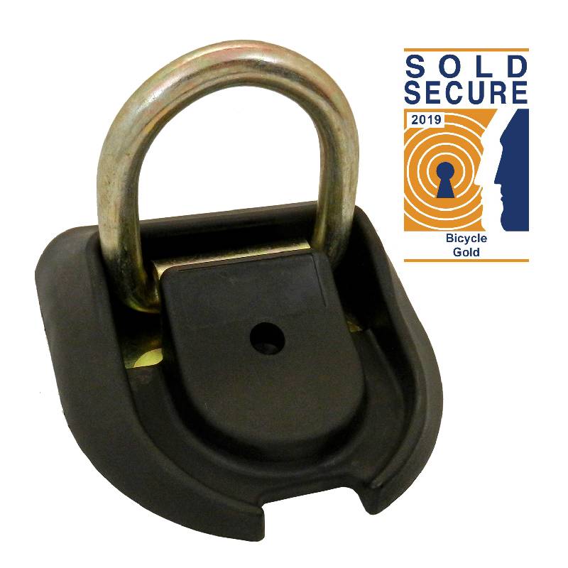 Heavy Duty Ground Anchor/Lock Loop Silver